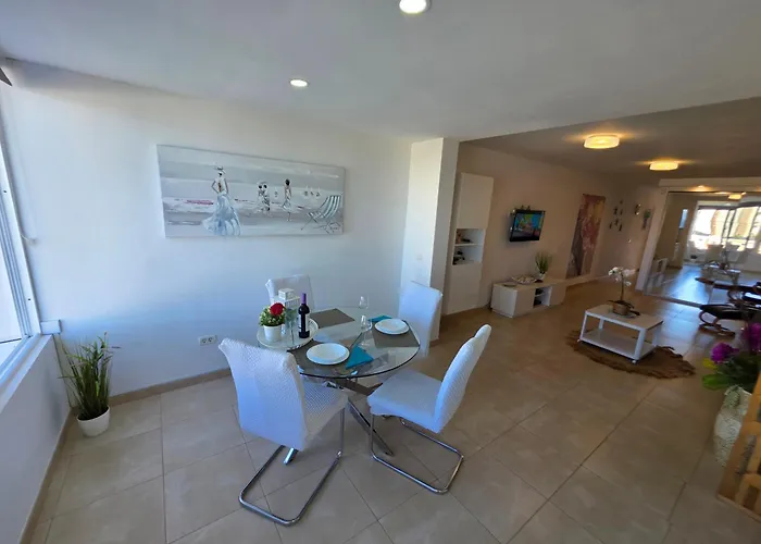 Jacaranda 2 By Sea And Beach, Pool, Very Central, Dishwasher, Wifi, Fantastic Seaview * Arona (Tenerife)