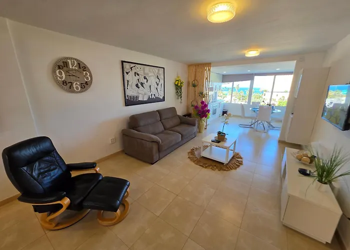 公寓 Jacaranda 2 By Sea And Beach, Pool, Very Central, Dishwasher, Wifi, Fantastic Seaview